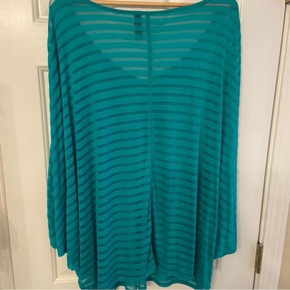 Lane Bryant green sheer top‎ Size 22/24 - Picture 2 of 7